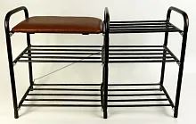 Подставка под обувь Банкетка трехъярусная с сиденьем