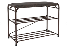 Подставка для обуви Альфа 23 с сиденьем и ящиком