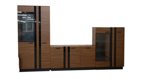 Стенка Магнолия с комодом